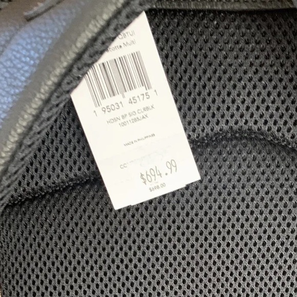 NWT Coach Hudson Backpack In Colorblock Signature Canvas Khaki Terracott… - Picture 13 of 13